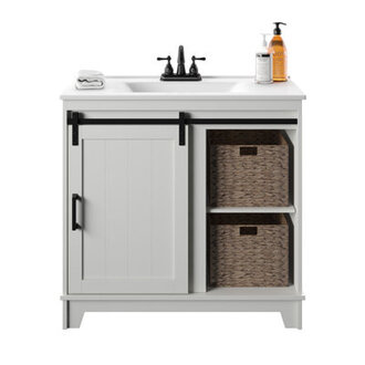 Braylen 3588 Single Bathroom Vanity with Ceramic Top