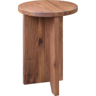 Shayne Solid Wood Abstract End Table
