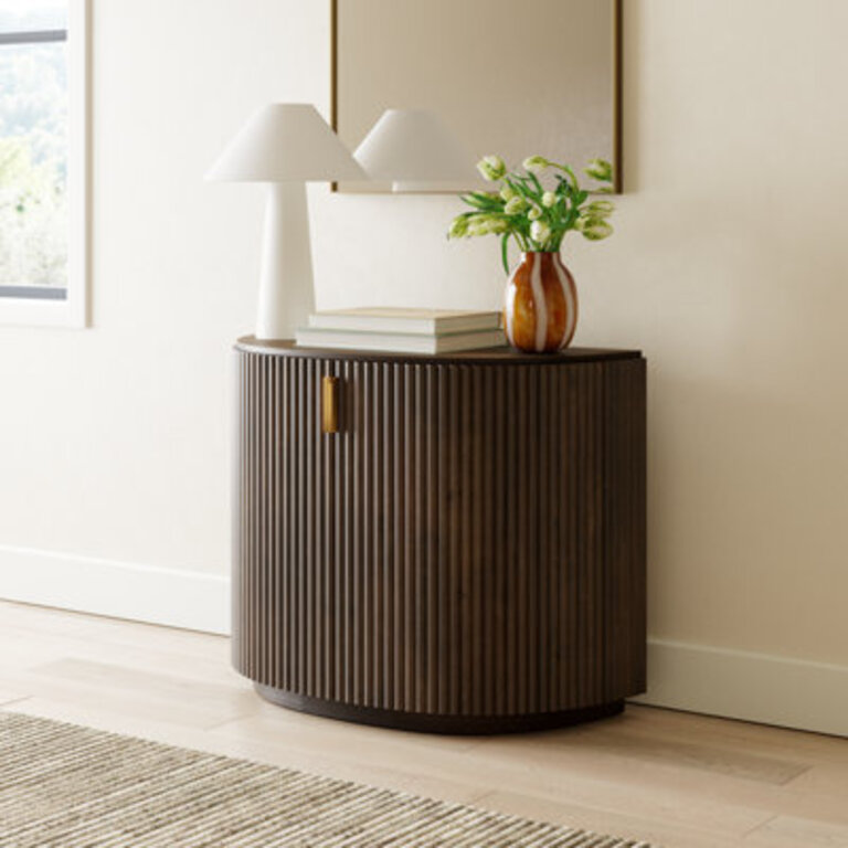 Chessa Solid Wood Accent Cabinet