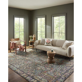 Rifle Paper Co X Loloi Maison Grove Blue Area Rug