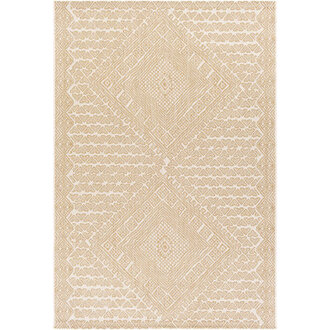 Sambuca Southwestern BeigeCream Indoor  Outdoor Area Rug