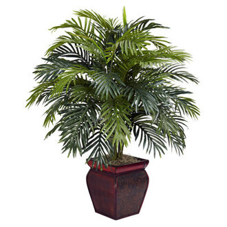 Artificial Palm Plant in Planter