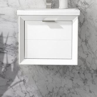 Draven 20 Single Bathroom Vanity with Porcelain Top