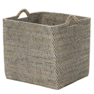 Beachcrest Home Simran Rattan Basket