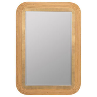 Amita Rectangle Rattan Wall Mirror