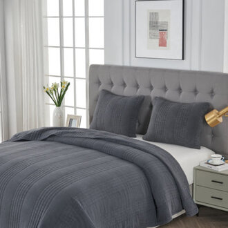 Modern  Contemporary Cotton Quilted Quilt Set