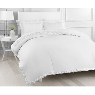 Avani Modern  Contemporary Percale Duvet Cover Set