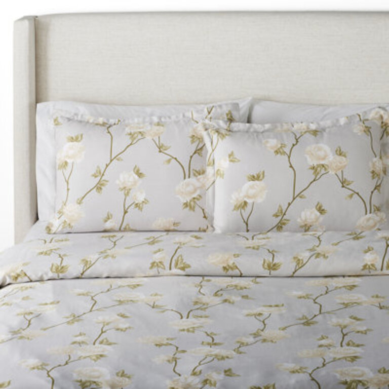 Auren Sateen Floral Duvet Cover Set