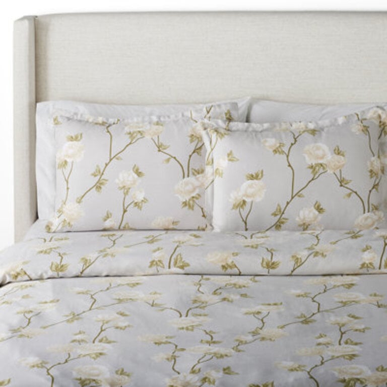 Auren Sateen Floral Duvet Cover Set