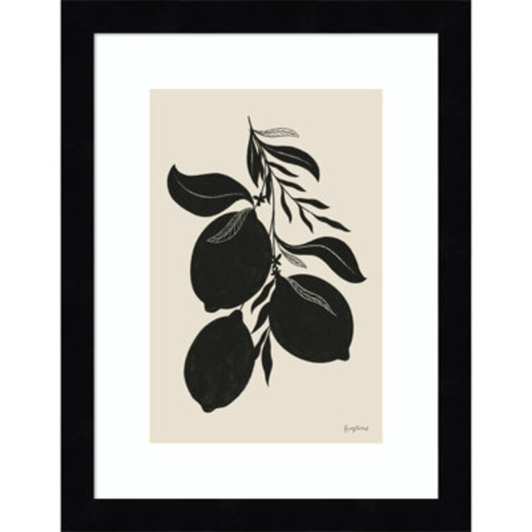 Lemon Silhouette I  by Becky Thorns