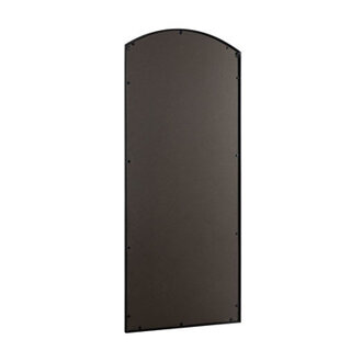 Anmay Metal Flat Mirror with Window Pane Design