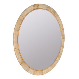 Cheshunt Rattan Flat Wall Mirror