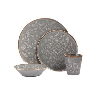 Christina 4 Piece Dinnerware Set Service for 1