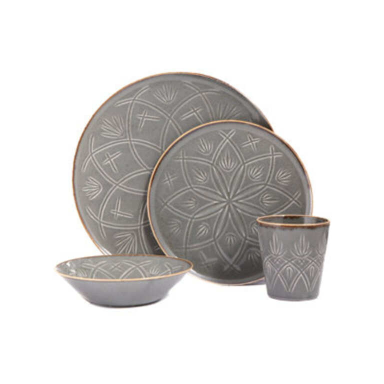 Christina 4 Piece Dinnerware Set Service for 1
