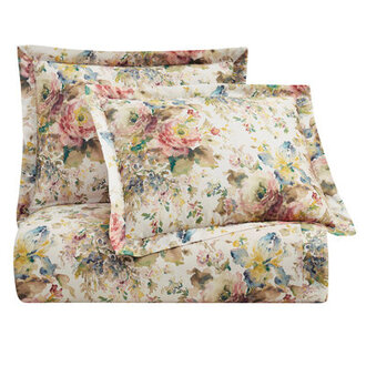 Eucalyptus Jardin Watercolor Floral Chic Casual 3 Piece Comforter Set