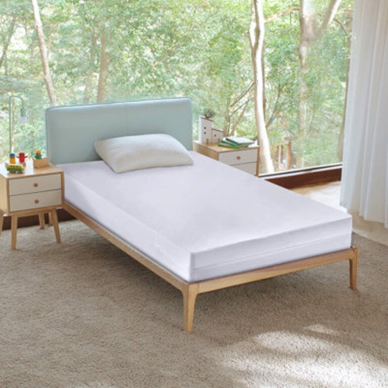 Ultra Soft-Premium Zippered Mattress Protector Water Proof Fits Mattress 6-Inch to 9-Inch