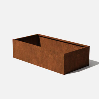 Corten Steel Series Garden Bed Planter