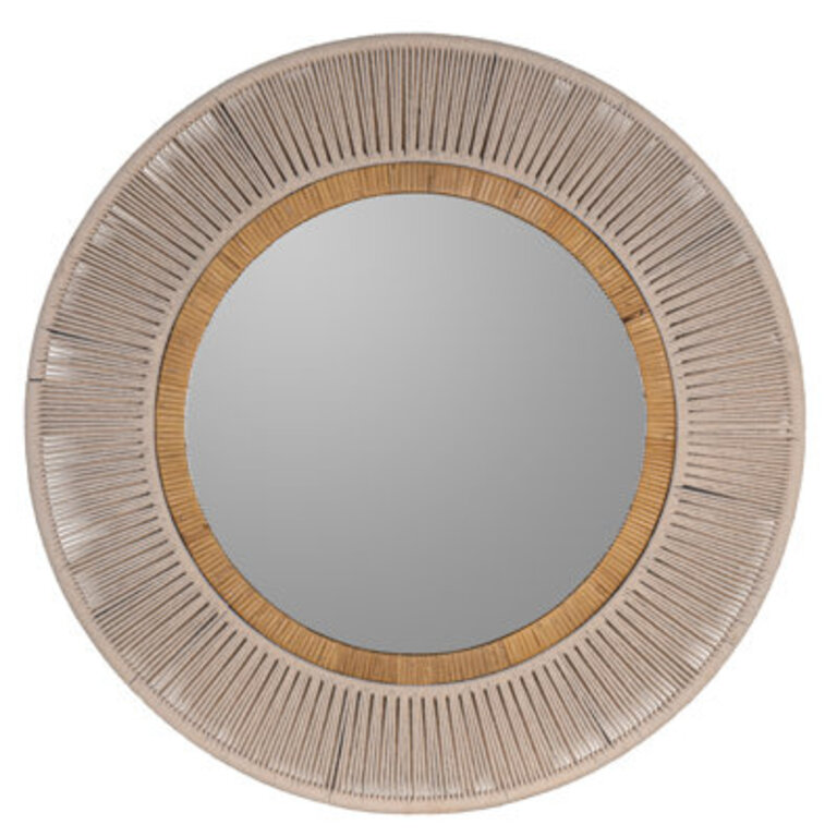 Agate Rope Round Wall Mirror