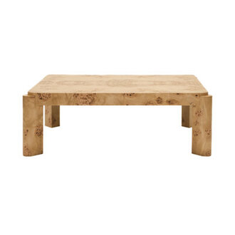Jakus 46 Burl Coffee Table