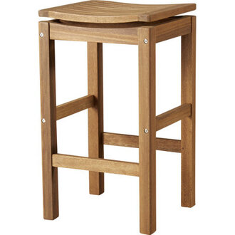 Trumann Eucalyptus Outdoor Stool