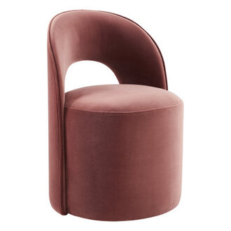 Neta Upholstered Side Chair With Caster Wheels