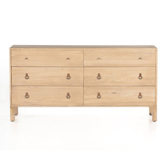 Isador 6 Drawer Dresser-dry Wash Poplar