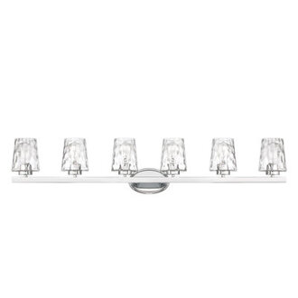 Saratoga 6 - Light Bathroom Steel Dimmable Vanity Light