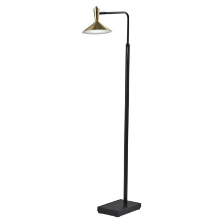 Kodi 54 Black LED Arched Floor Lamp