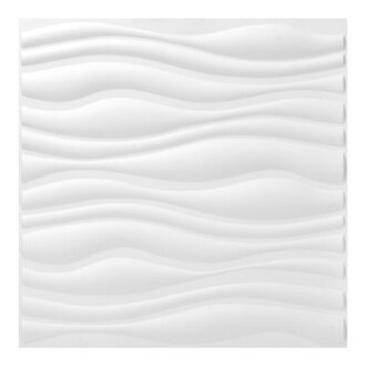 Porter-Mahoney 197 x 197 3D Wall Panel for Interior Decor 12-pack