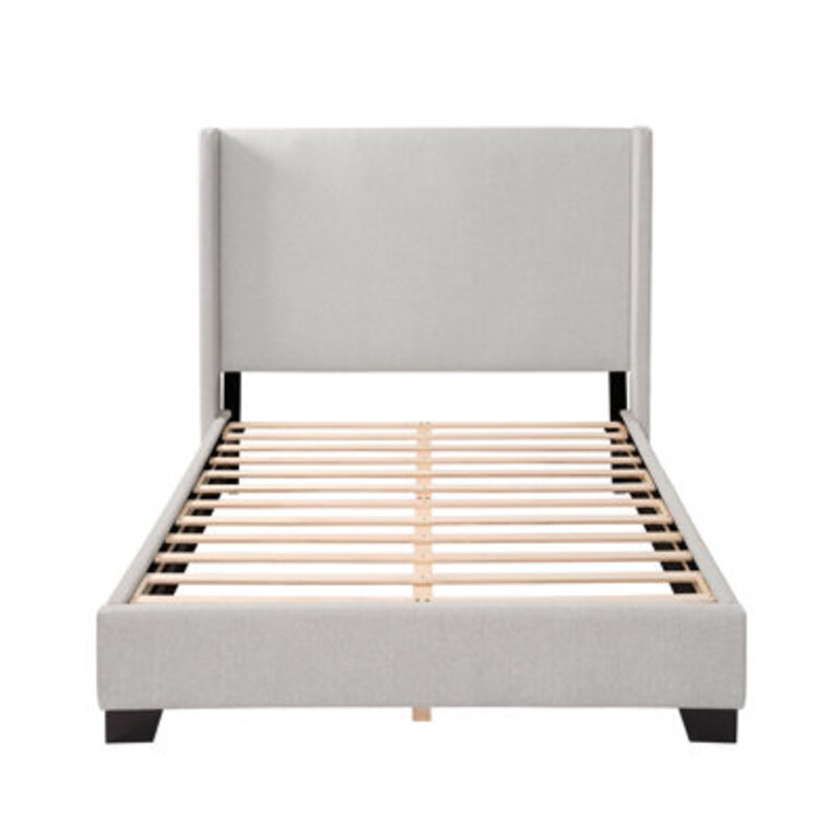 Reinette Upholstered Wingback Platform Bed