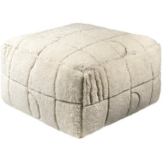 Tuberose Upholstered Pouf