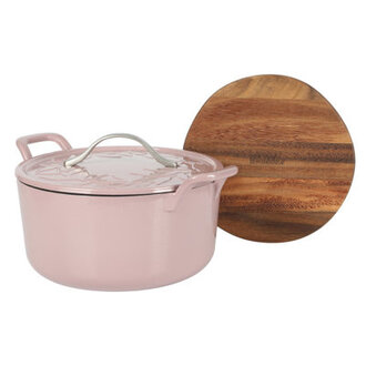 Bloomhouse 7 Qt Cast Iron Dutch Oven w Lid