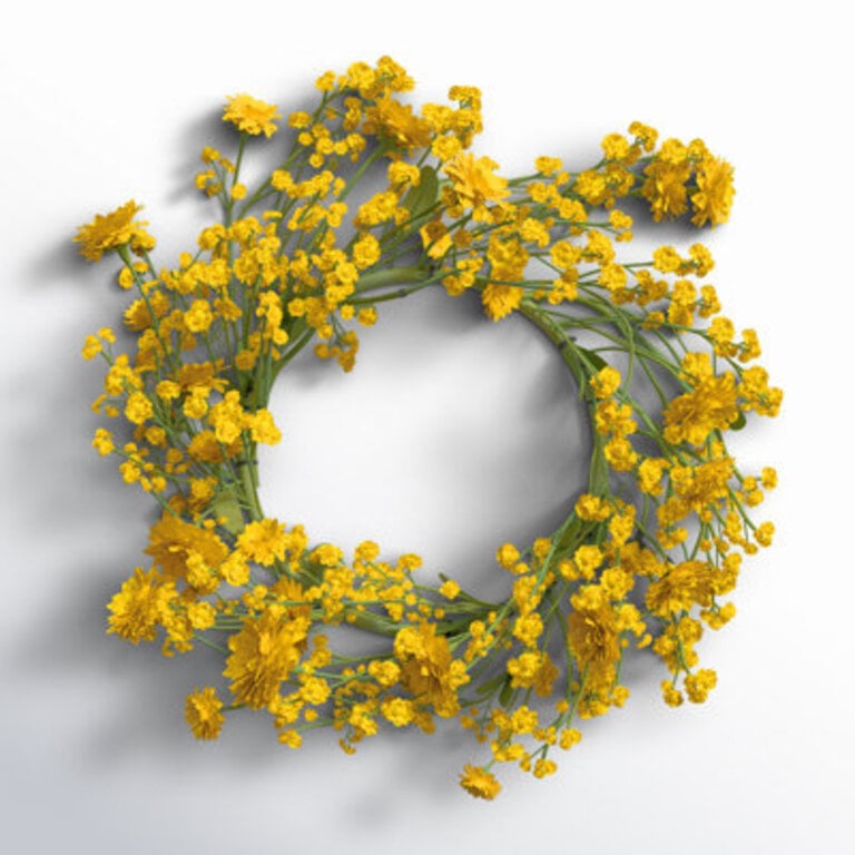 Artificial Wildflower Wreath