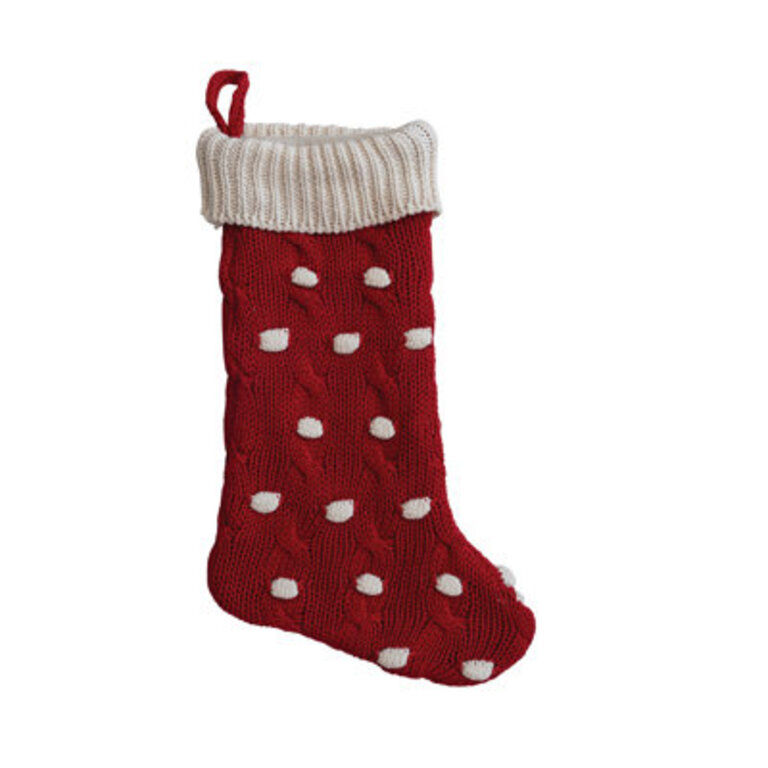 Knit Dots Stocking