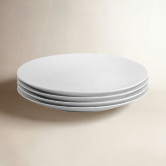 Set of 4 Miera Porcelain Dinner Plates