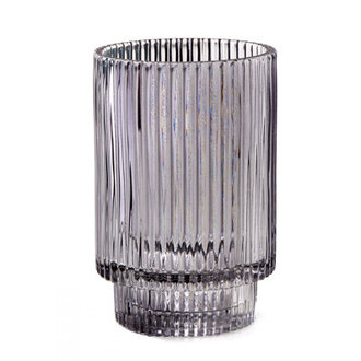 5 H Glass Wall Votive Holder