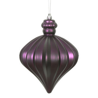 6 Matte Onion Drop Christmas Ornament