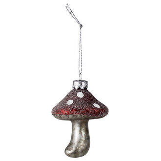 Mushroom Christmas Hanging Figurine Ornament