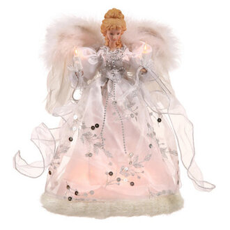 Angel Lighted Tree Topper Fiber Optic