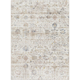 Essex Benfield Beige Machine Washable Area Rug