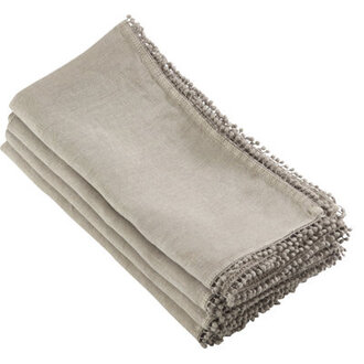 Set of 4 Trezza Pom Pom Napkins