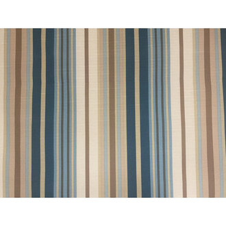 Leeman Striped Cotton Blend Tailored 52 Window Valance