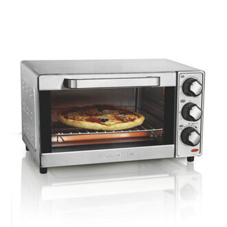 Hamilton Beach Large 4-Slice Countertop Toaster Oven  Pizza Maker