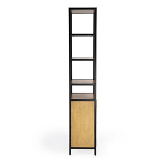 Ferris 84.25" H x 17" W Iron Standard Bookcase