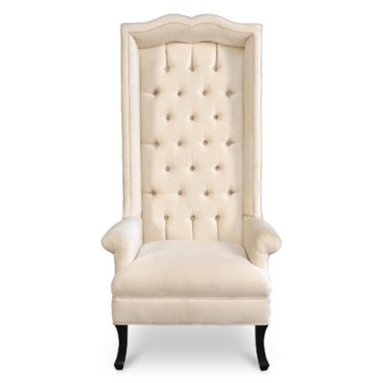 Sweetheart Velvet Wingback Chair