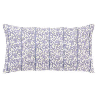 Kalon Embroidered Cotton Throw Pillow