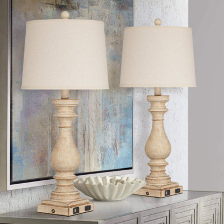 Geigle Vintage Resin USB Table Lamps