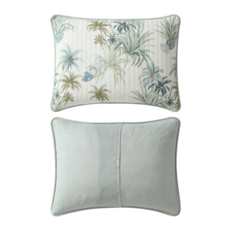 Tommy Bahama Serenity Palms Cotton Aqua Sham