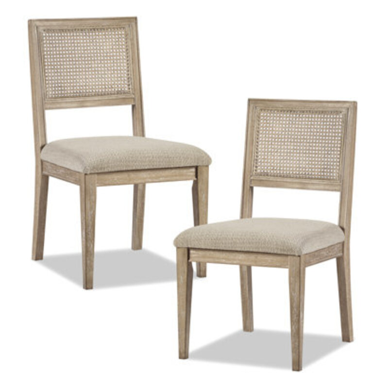 Set of 2 Centennial Cane Back Dining Side Chairs