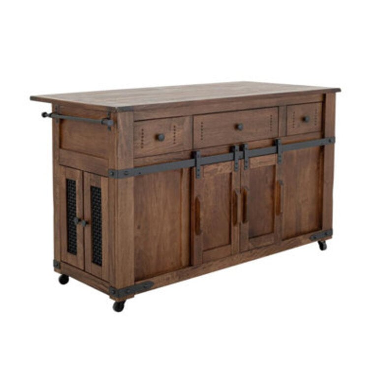 Solid Wood Kitchen Island